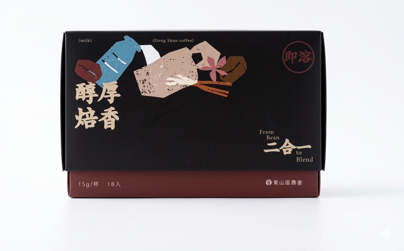 二合一醇厚咖啡(無糖)   
